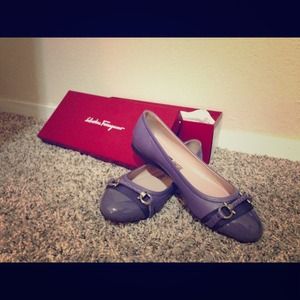 New in box Ferragamo flats, size 9 US