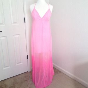Guess Pink Ombré Maxi Dress