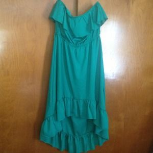 Gianni Bini Emerald High-Low Dress