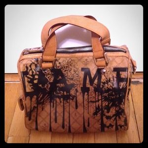 Camel speedy style handbag! Gently used