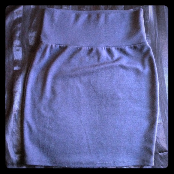 Navy blue skirt