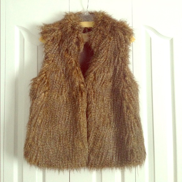 Michael Kors faux fur vest