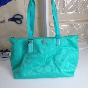 Authentic Coach Weekender Bag