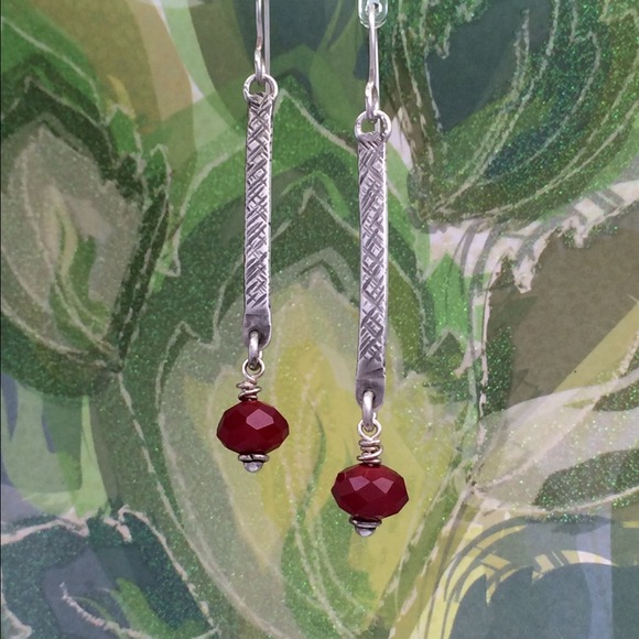 Hand made .925 silver earrings - Picture 1 of 1