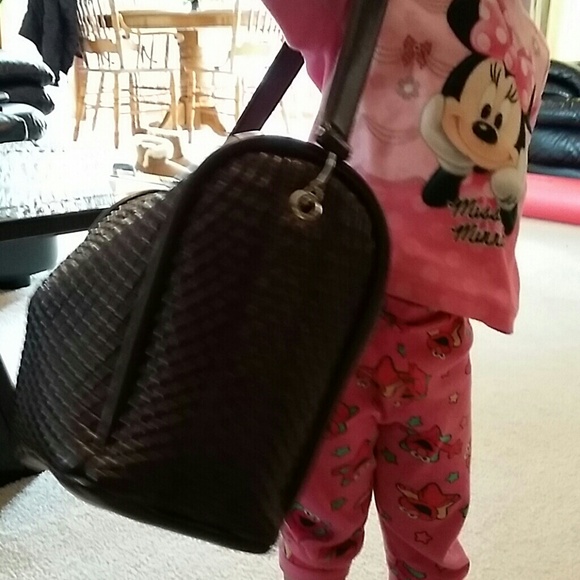 *NWOT* Brown Leather Hand Bag - Picture 4 of 4