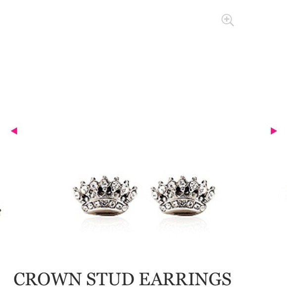 Juicy couture crown earrings
