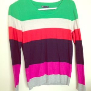 ⭐️Multicolor Striped Sweater-like new!