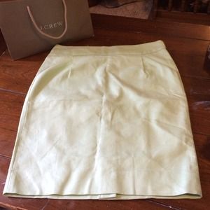 NWT J.Crew Factory mint green pencil skirt