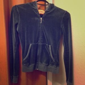 Juicy couture velour hoodie jacket