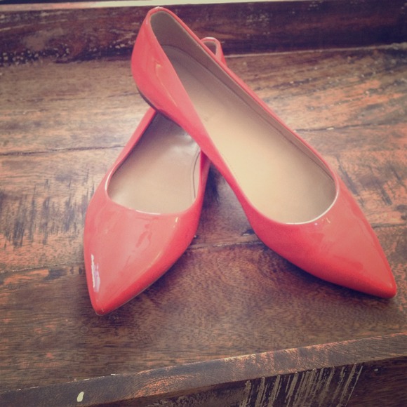 Jcrew coral flats
