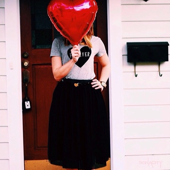 Black Tulle Skirt