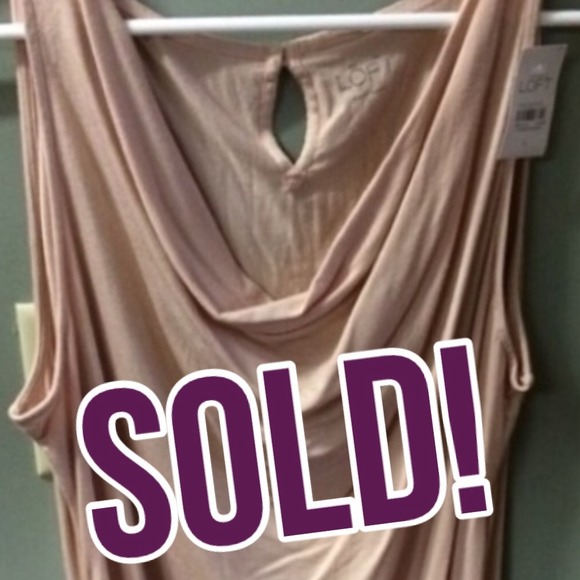 SOLD! LOFT sleeveless top
