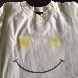 Wildfox happy face sweater