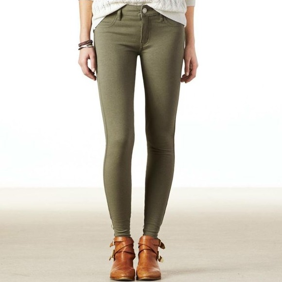 olive jeggings