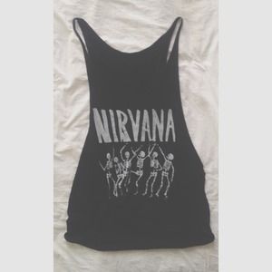 Brandy melville nirvana muscle tank