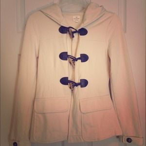 Cream casual jacket