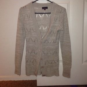 Never been worn beige cardigan sweater