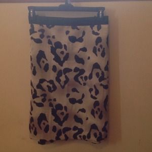 PRICE DROP Animal print skirt