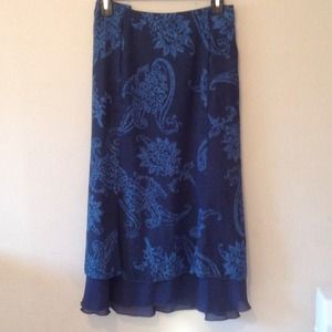PRICE DROP Sheer lined skirt