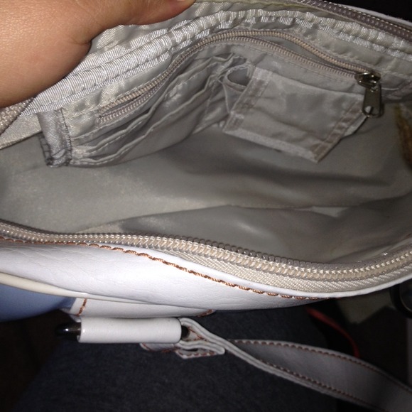 Light blue and off white bag. - Picture 3 of 3