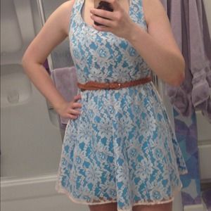 FINAL REDUCTION!!!! Orange/white/blue lace dress