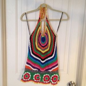Crochet halter