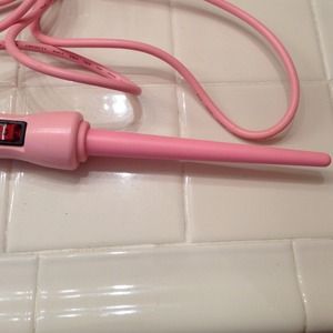 Wand curling iron.