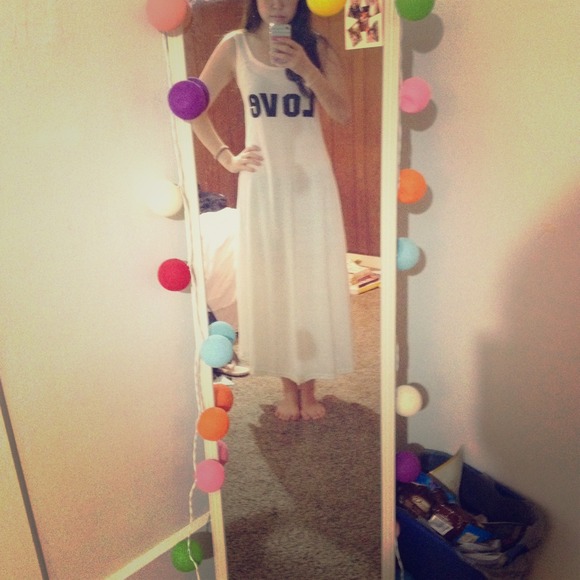 "Love" maxi dress