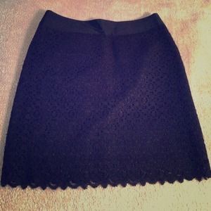 Lace overlay skirt