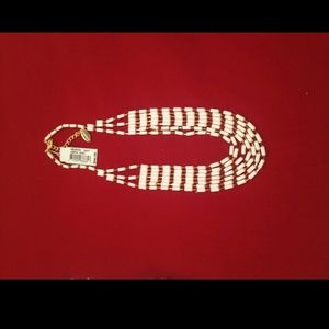 White gold cara necklace