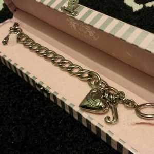 SOLD Juicy couture silver charm bracelet