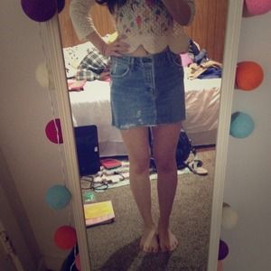 Denim skirt