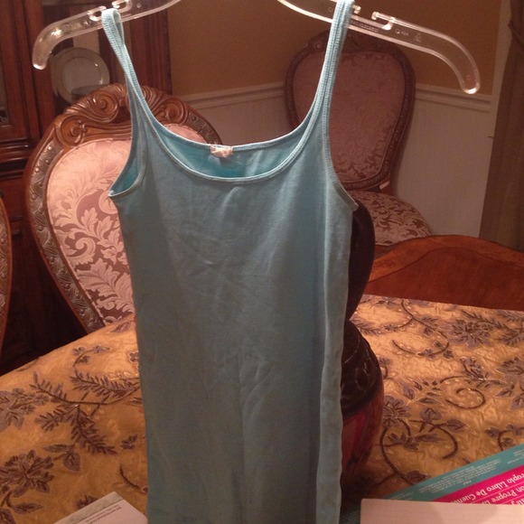 J crew aqua tank