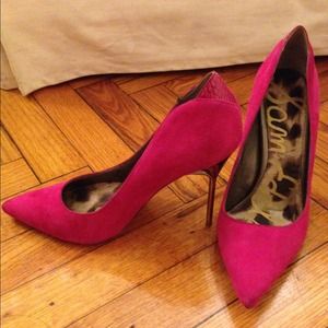 Sam Edelman Size 6 Fuschia Pink Heels