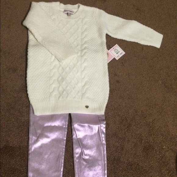 Authentic Juicy couture sweater/pant set