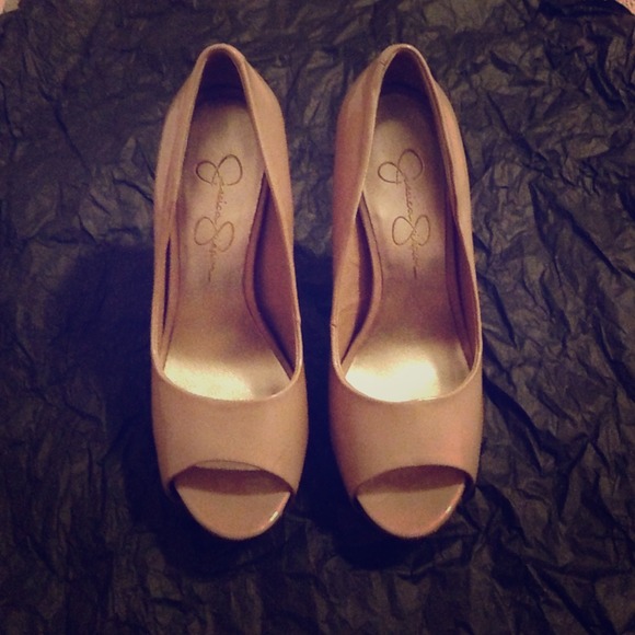 Nude Peeptoe Heels