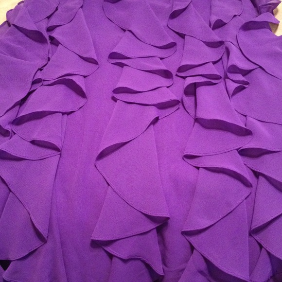 David's Bridal purple dress. - Picture 3 of 4