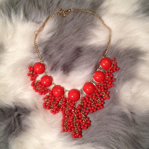 🐚 SOLD! Orange Bubble Necklace