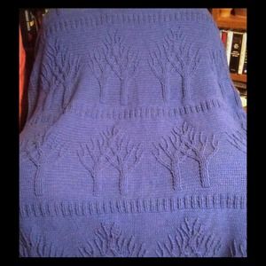AVAILABLE! NEW HANDMADE TREE OF LIFE AFGHAN!
