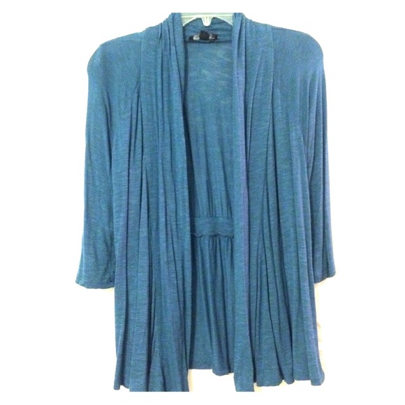 🚫SOLD🚫 AB studio teal cardigan - #168 - Picture 1 of 2