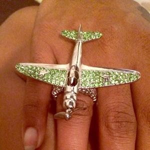 Beautiful airplane ring!