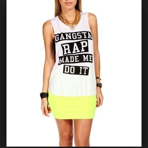 Gangsta rap made me do it tank🔥
