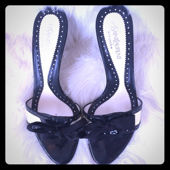 YSL kitten heels