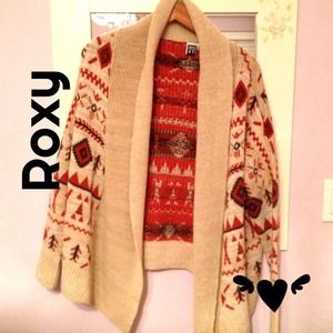 Gently used Roxy tribal sweater