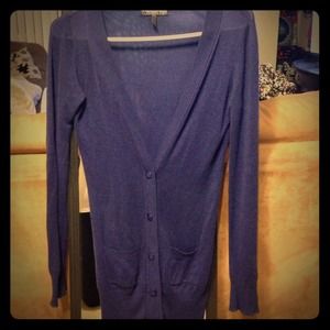 Navy blue cardigan