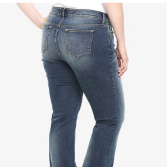 Torrid White Label Relaxed Boot Jean  Medium Wash