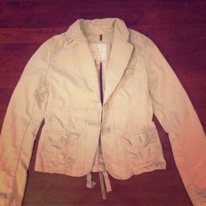 American Eagle khaki jacket blazer size 2
