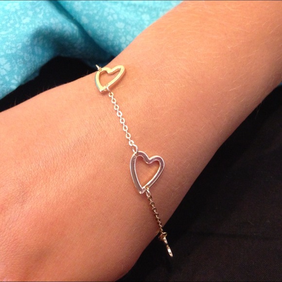 Open hearts bracelet