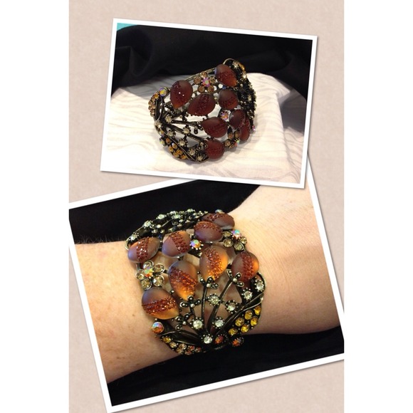 Multi Stone Cuff Bracelet