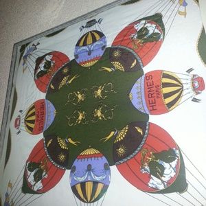 Authentic silk Hermes scarf